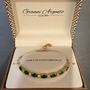 Gianni Argento Emerald bracelet